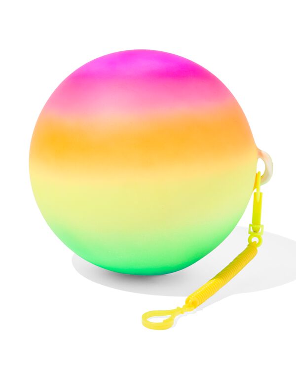 ballon 20cm avec corde - 15840177 - HEMA