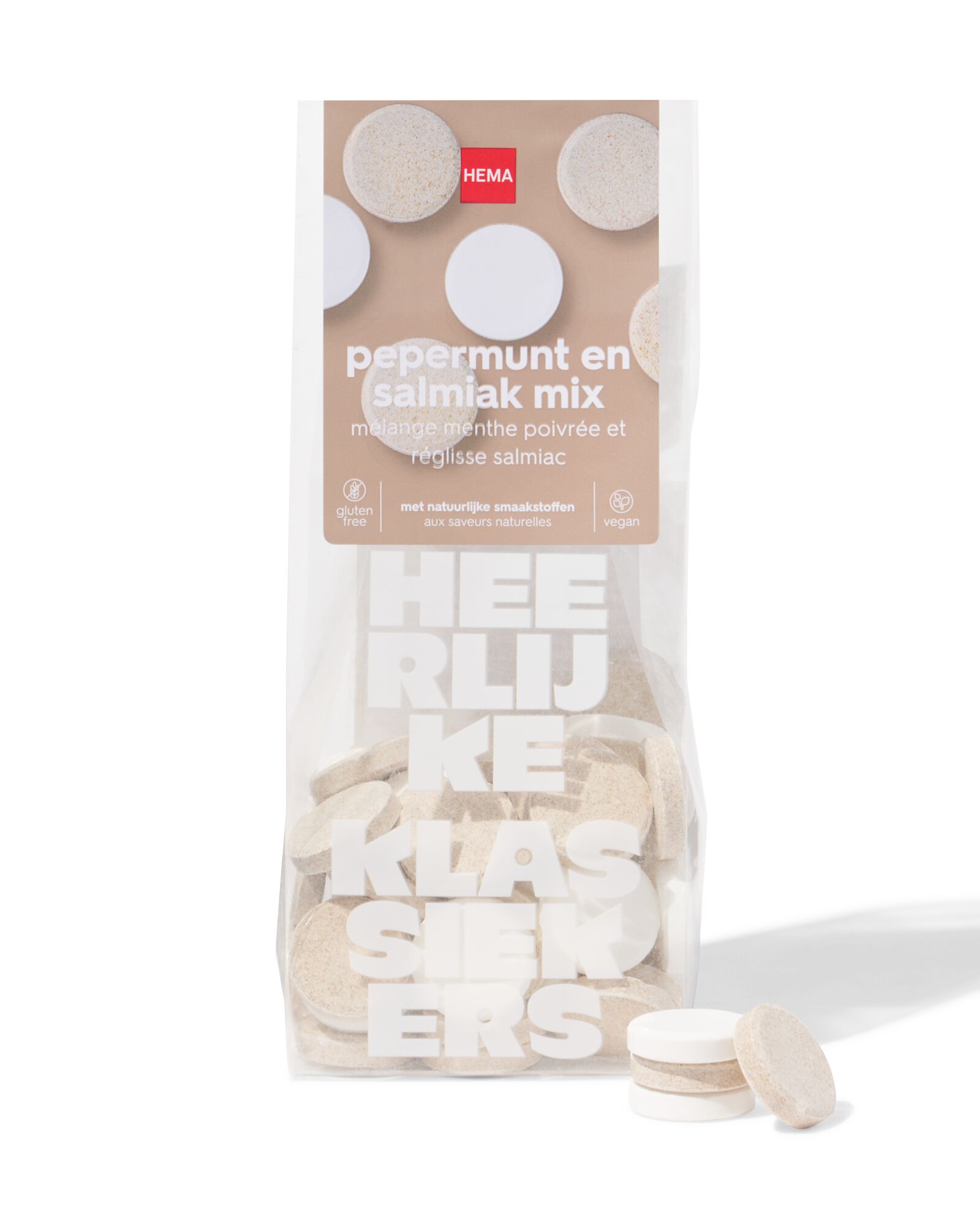 pastilles de menthe poivr&eacute;e et de salmiac 130g - 10200122 - HEMA