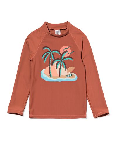 maillot de bain enfant UPF40+ palmiers marron marron - 22260520BROWN - HEMA