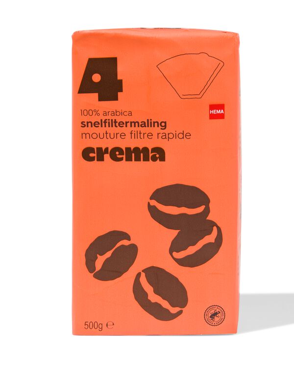 filterkoffie crema - 500 gram - 17170002 - HEMA