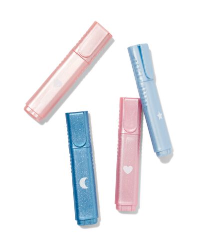 4er-Pack Metallic-Textmarker - 14490049 - HEMA