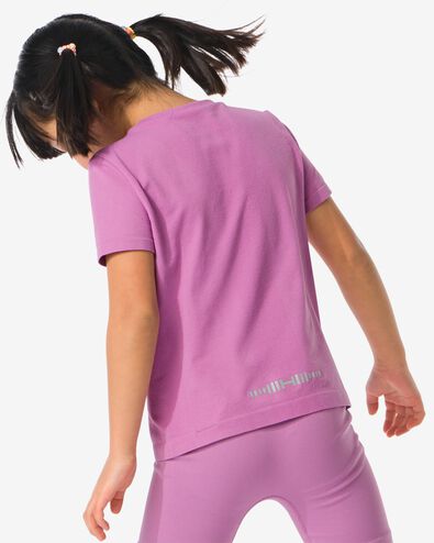 Kinder-Sport-T-Shirt, nahtlos rosa 110/116 - 36030159 - HEMA