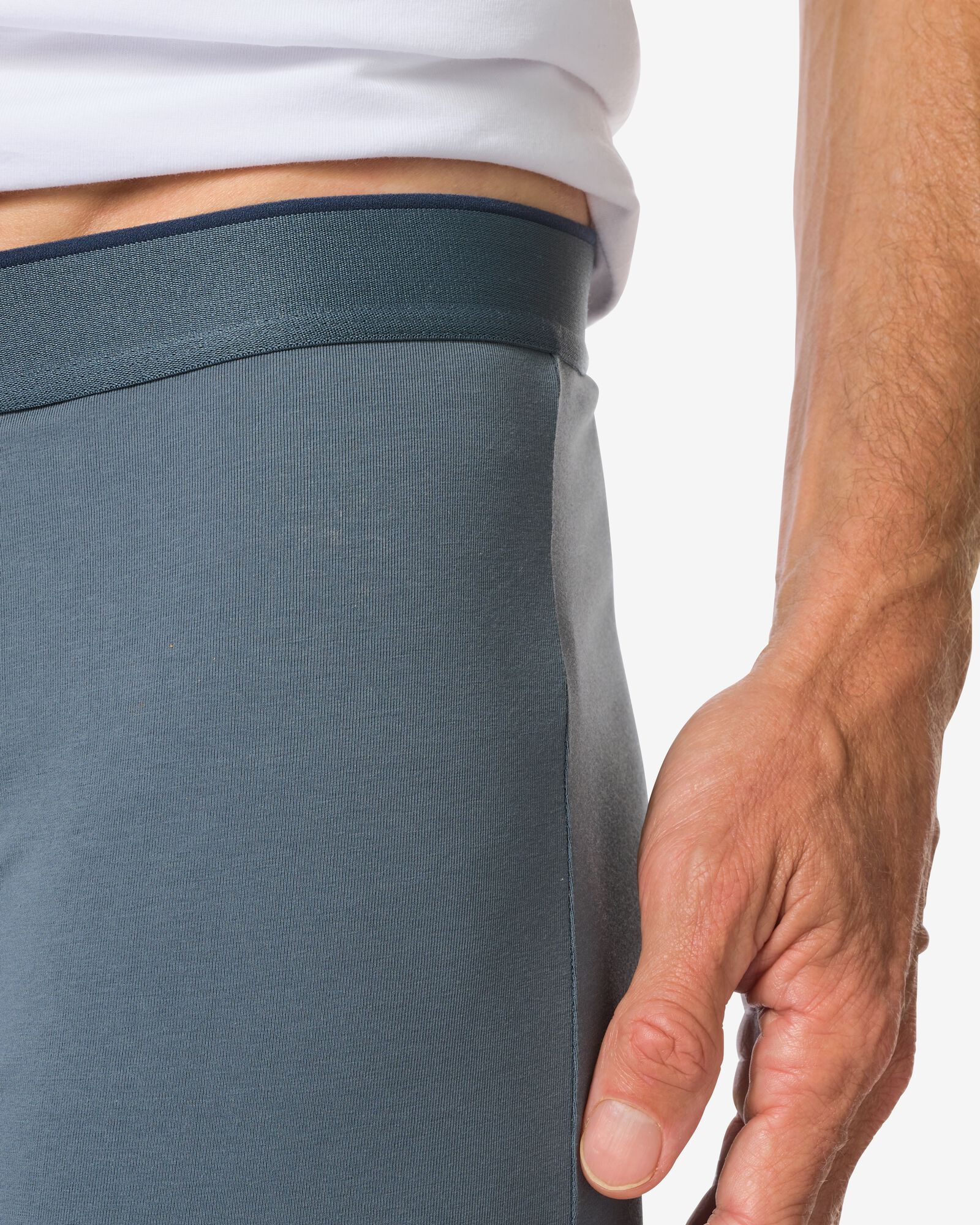 herenboxers perfect comfort - 2 stuks groen groen - 19190360GREEN - HEMA