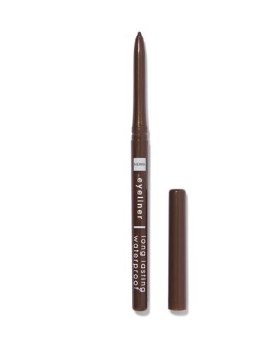 eyeliner anti-traces waterproof marron clair - 11210243 - HEMA