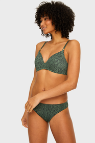 Damen-Bikinislip, Animal grün grün - 1000026353 - HEMA