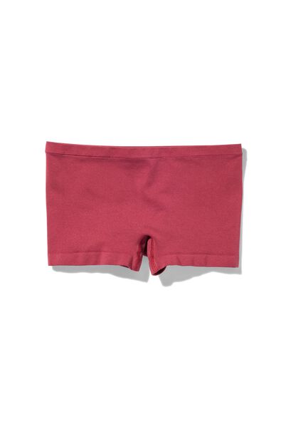 dames boxershort naadloos micro donkerrood - 1000029404 - HEMA