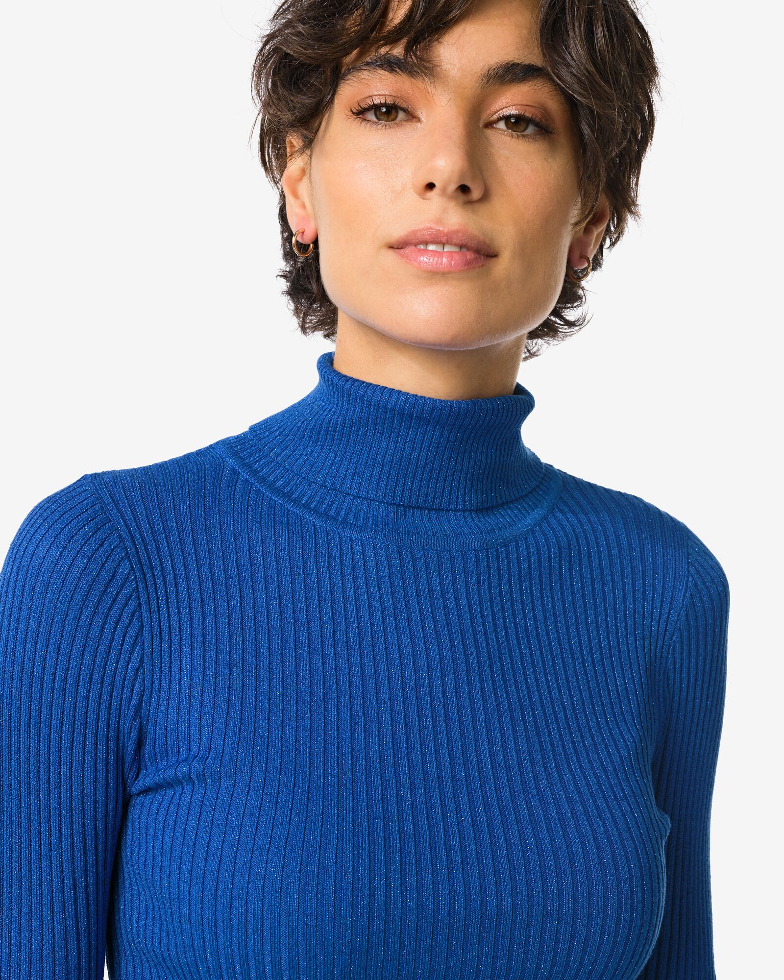 pull femme Nova c&ocirc;tel&eacute;  bleu - 36205570BLUE - HEMA