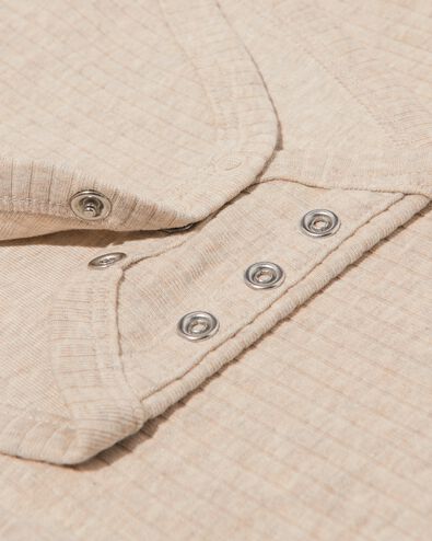 baby meegroei body LENZING&trade; ECOVERO&trade; rib - 2 stuks naturel naturel - 33309860NATURAL - HEMA