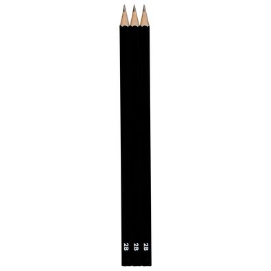 3er-Pack Bleistifte, 2B - 14501753 - HEMA