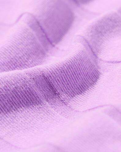 kinder T-shirt rib paars - 30857008PURPLE - HEMA