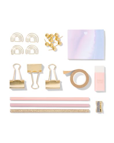 ensemble d&rsquo;accessoires de bureau 16.5x21.5x2.5 - 14190091 - HEMA