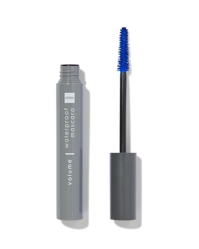 volume mascara waterproof blauw - 11210215 - HEMA