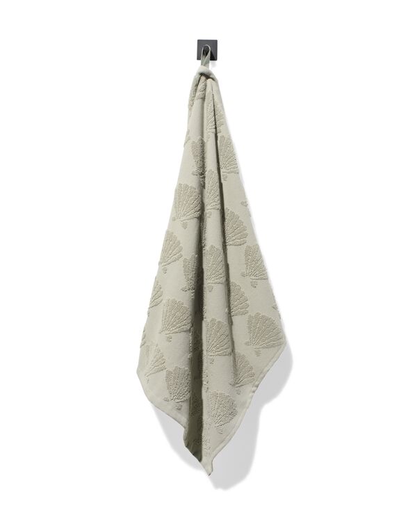 essuie-mains 50x50cm coton coquillage - 5400091 - HEMA