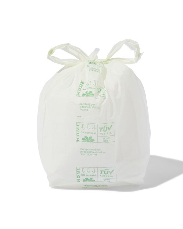 sacs-poubelle à pédale compostables 25 L - lot de 10 - 20520021 - HEMA