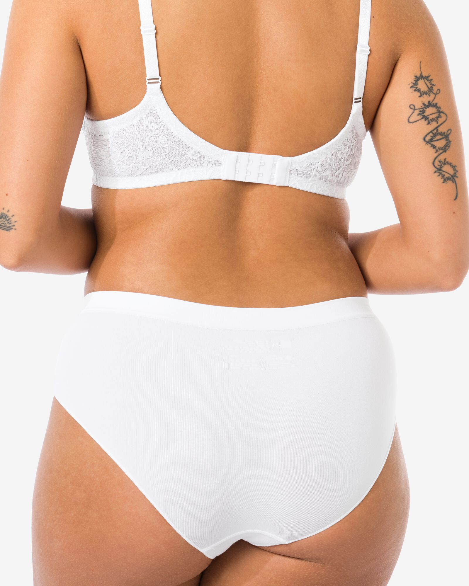 culotte hipster femme sans coutures microfibre blanc blanc - 1000002262 - HEMA