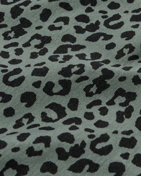 slip femme taille haute léopard vert foncé - 1000024131 - HEMA