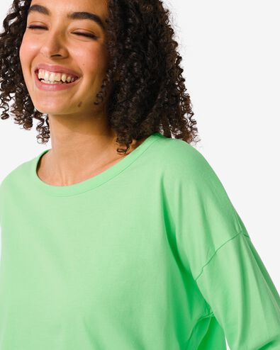 t-shirt femme Daisy vert XL - 36258254 - HEMA