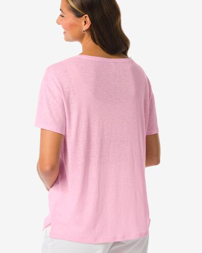 Damen-T-Shirt Evie hellrosa - 36208965LIGHTPINK - HEMA