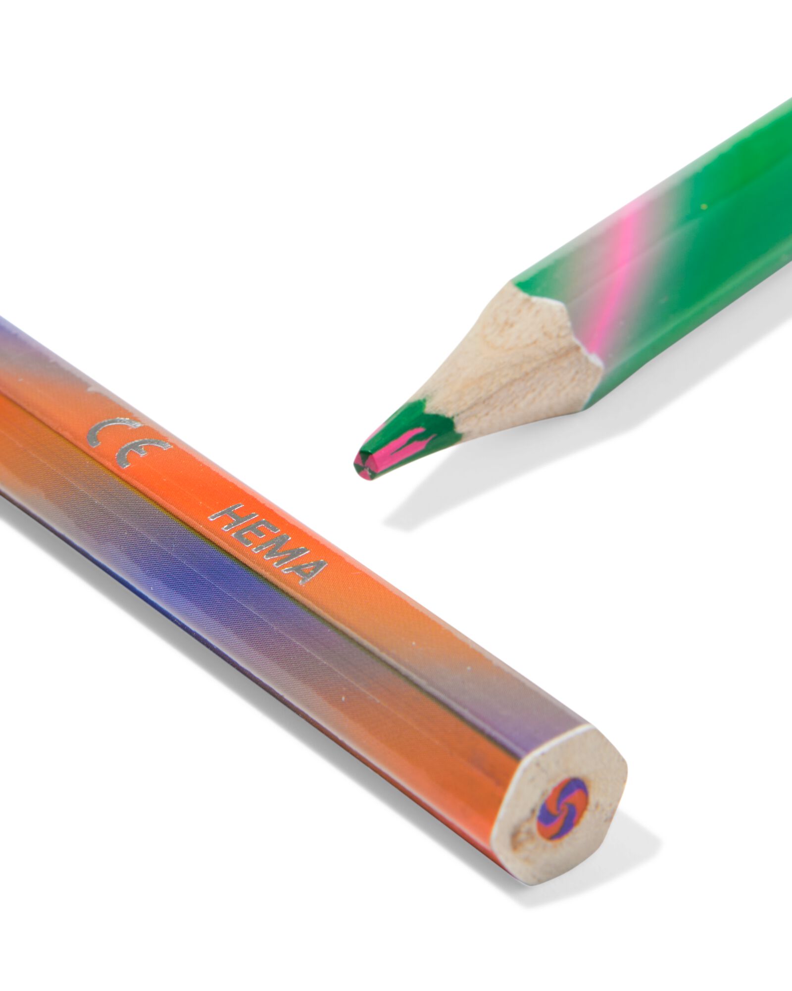 crayons marbr&eacute;s - lot de 8 - 15900208 - HEMA