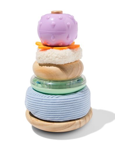 tour cylindrique 11x18cm bois - 15100202 - HEMA