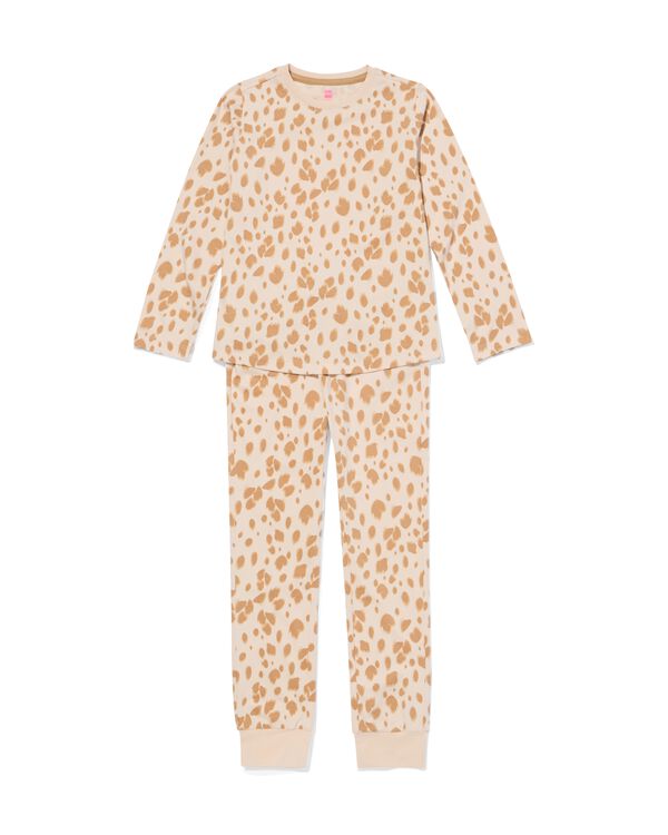 kinderpyjama luipaard beige beige - 23000740BEIGE - HEMA