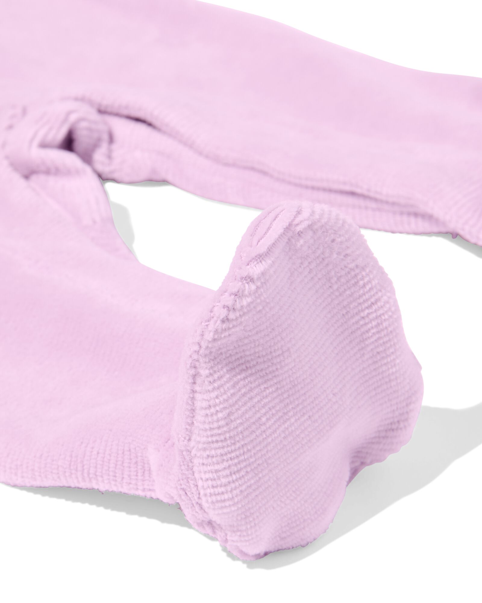 Newborn-Jumpsuit, gerippt, Velours violett violett - 33439320PURPLE - HEMA