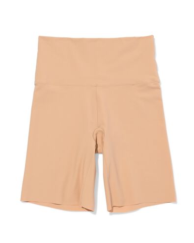 damesbiker smoothing hoge taille beige beige - 21500728BEIGE - HEMA