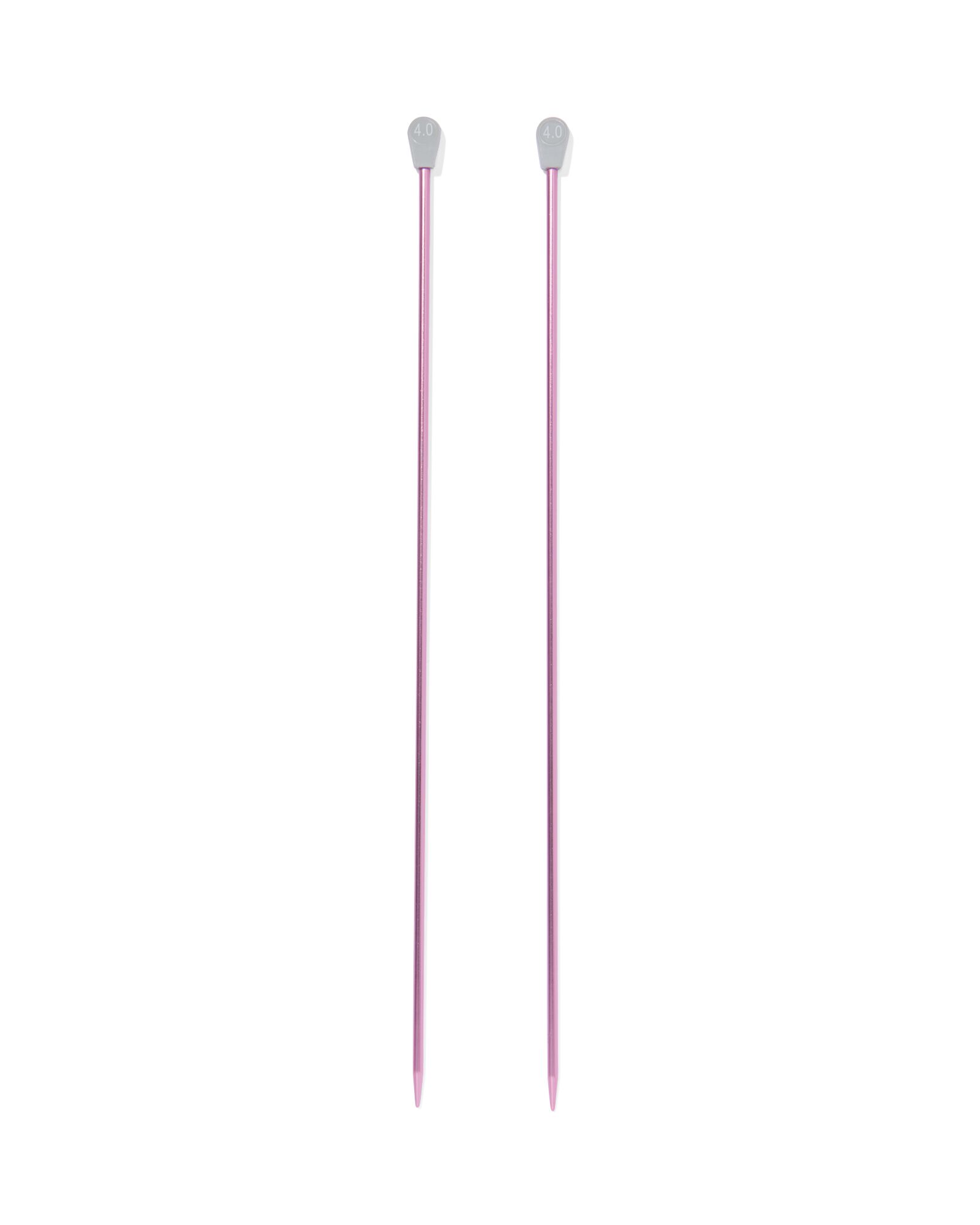 breinaalden 4mm - 2 stuks - 60760057 - HEMA
