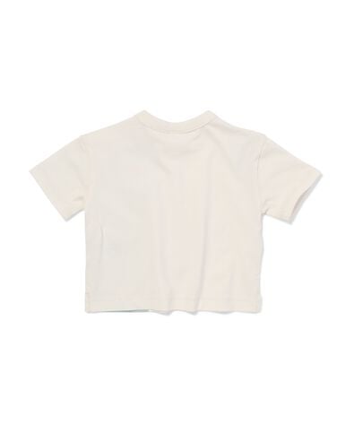 baby T-shirt  golfdessin ecru ecru - 33189770ECRU - HEMA