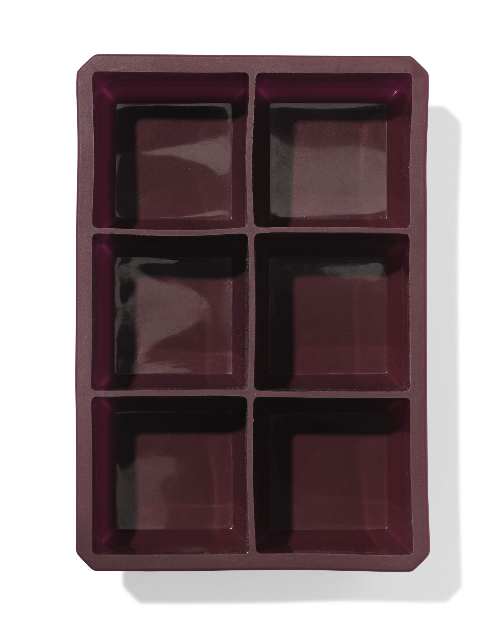 XL ijsklontenmaker 5x16.5x11cm rood - 41800175 - HEMA