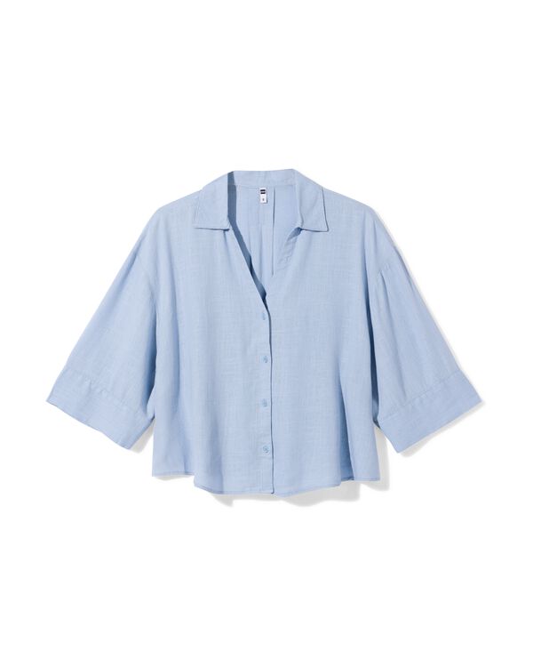 chemisier femme Dawn bleu clair bleu clair - 36207940LIGHTBLUE - HEMA
