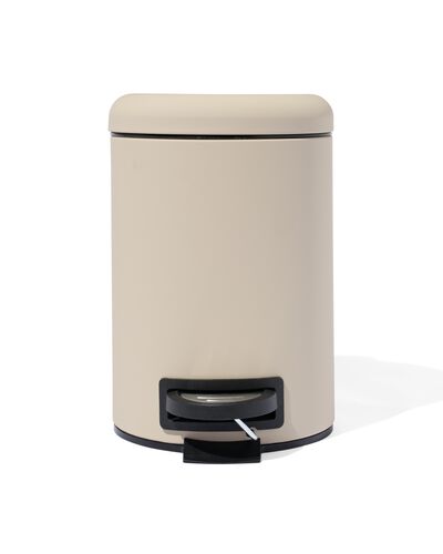 Treteimer, matt, sandfarben, &Oslash; 16 x 25 cm, 3 Liter - 80330034 - HEMA