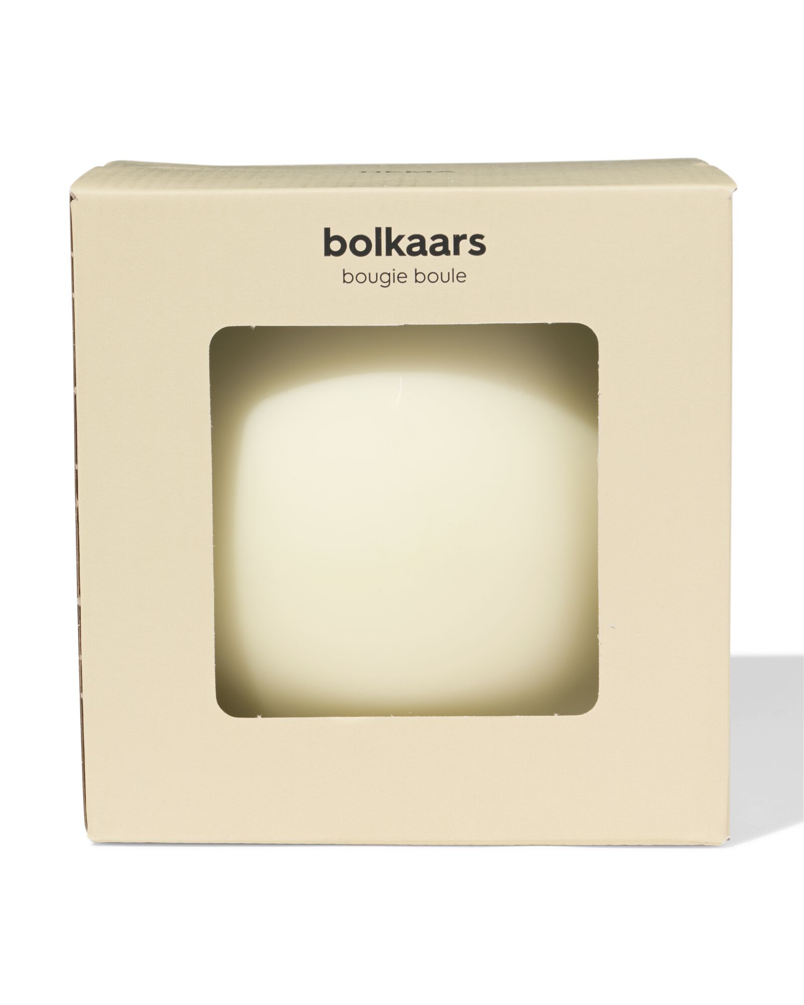 bougie boule &Oslash;14,5cm ivoire - 13506139 - HEMA