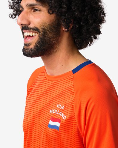 T-shirt pour adultes Coupe du monde orange orange - 36000601ORANGE - HEMA