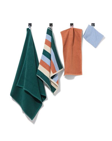 serviette de bain 2&egrave;me vie coton recycl&eacute; multi - 2000000383 - HEMA