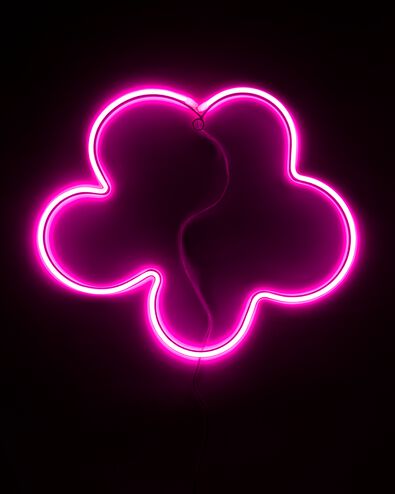 neon LED bloem voor binnen en buiten - 41840255 - HEMA