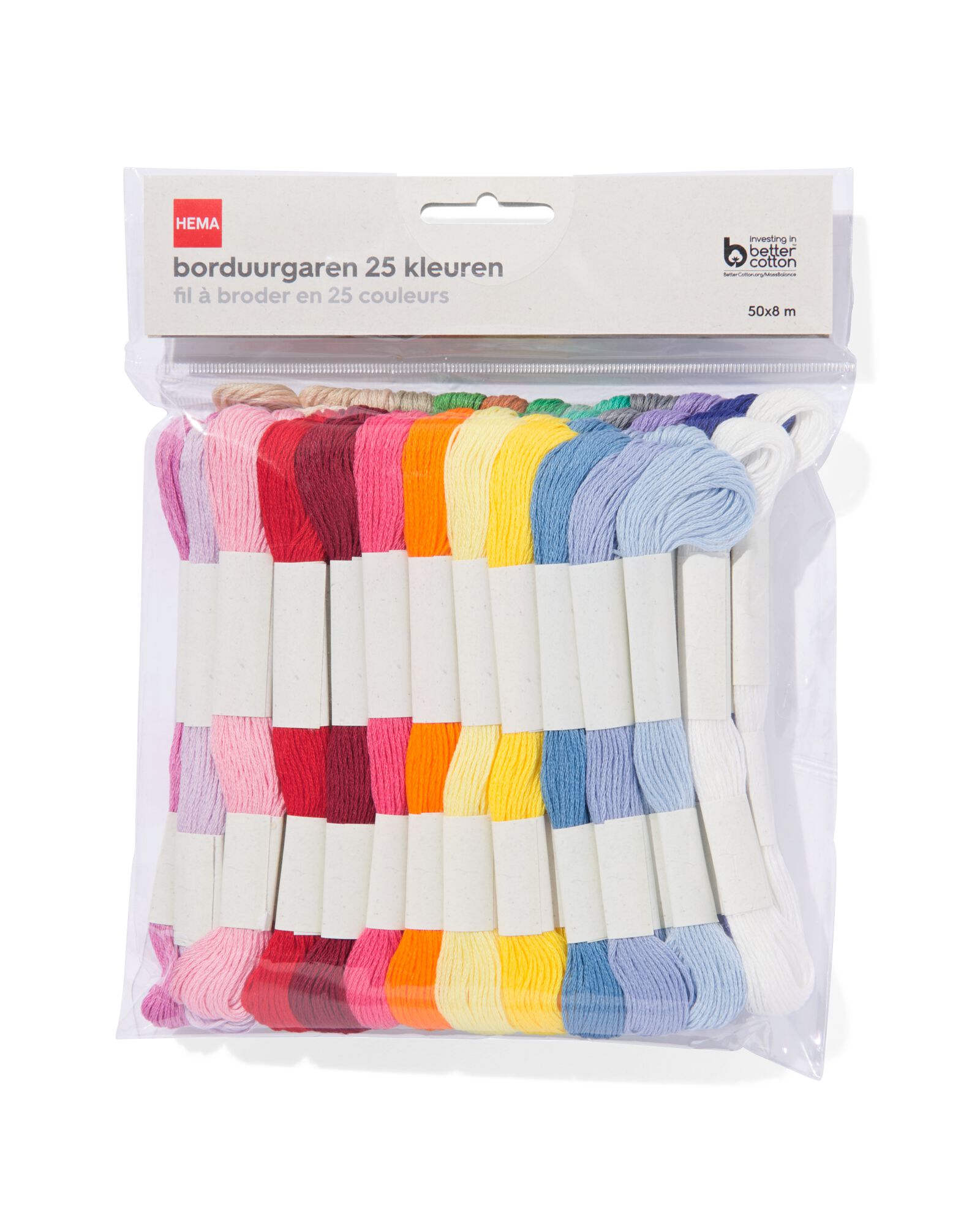 borduurgaren 8m - 50 stuks - 60760052 - HEMA