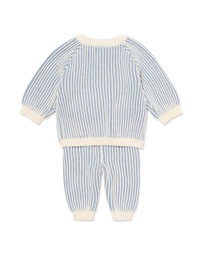 newborn kledingset strepen grijs - 33434820GREY - HEMA