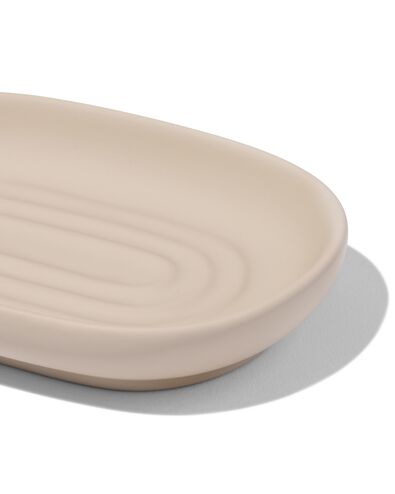 porte-savon mat c&eacute;ramique sable 9x13 - 80330116 - HEMA
