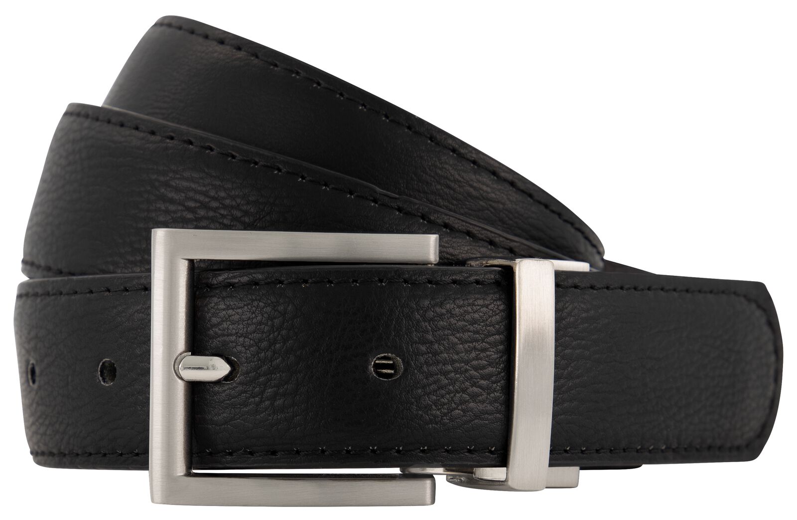 hema ceinture homme réversible 3,5 cm noir (noir)