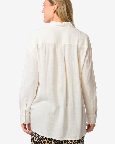 damesblouse Lizzy wit - 36201075WHITE - HEMA