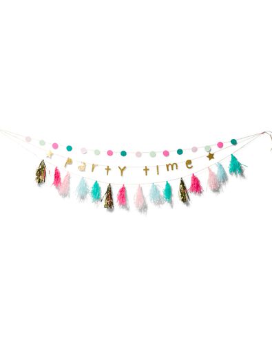 Girlande, Party Time, 2 m - 14210052 - HEMA
