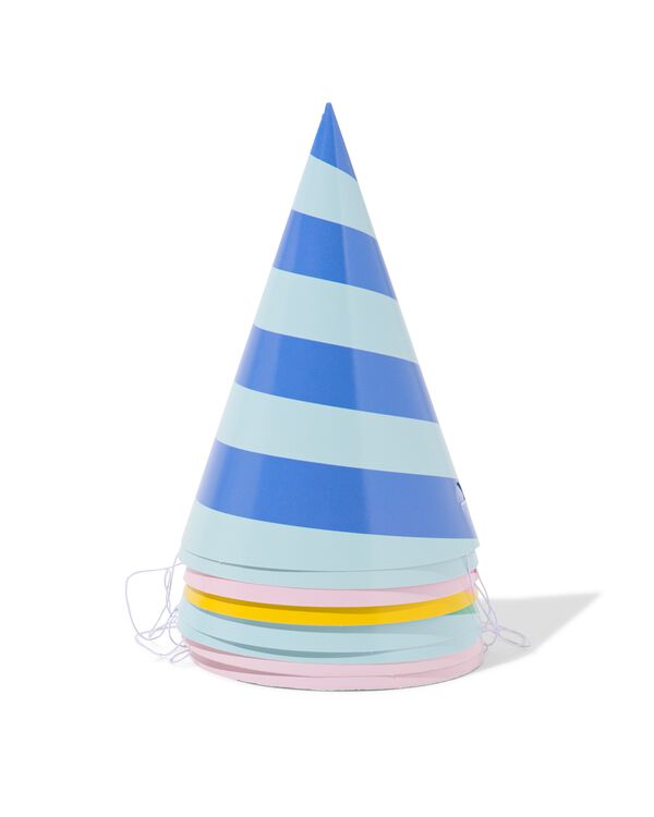 Partyh&uuml;te gestreift &ndash; 8 St&uuml;ck - 14250156 - HEMA