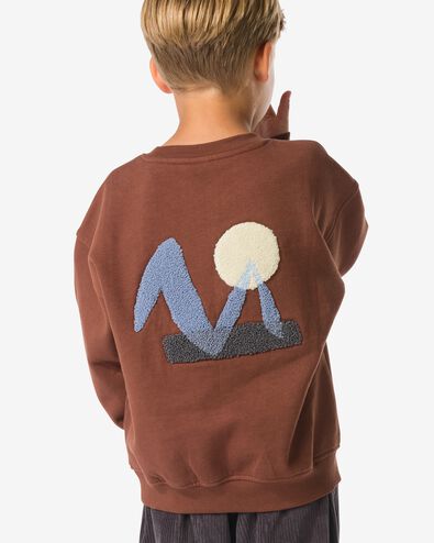 sweat-shirt enfant graphique marron marron - 30707003BROWN - HEMA