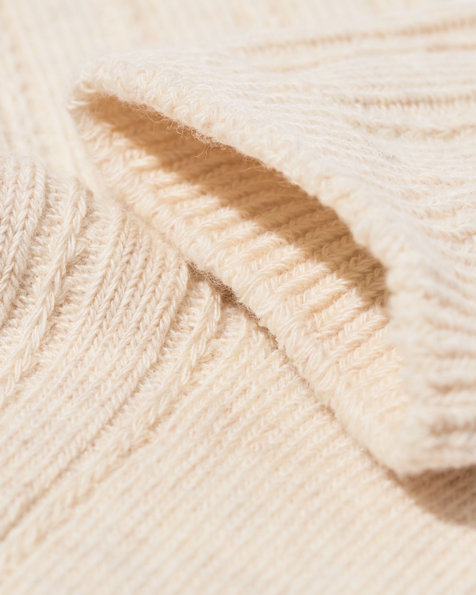 chaussettes femme c&ocirc;tel&eacute;es beige beige - 4280700BEIGE - HEMA