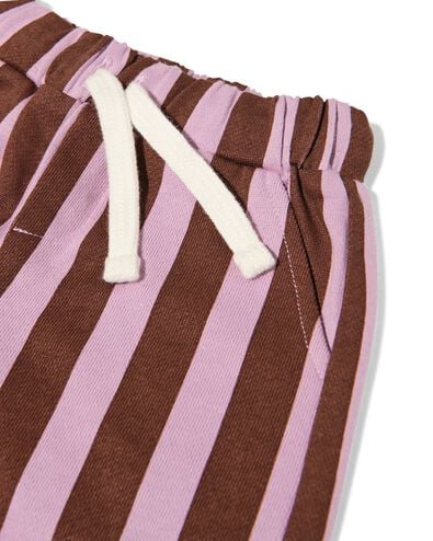 babykledingset comfy fit strepen paars paars - 33185670PURPLE - HEMA