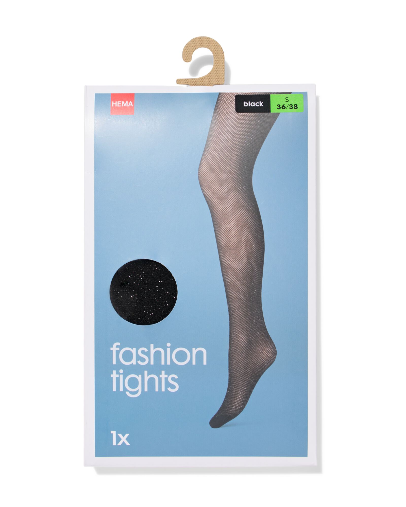 collants r&eacute;sille fashion paillet&eacute;s femme noir noir - 4042515BLACK - HEMA