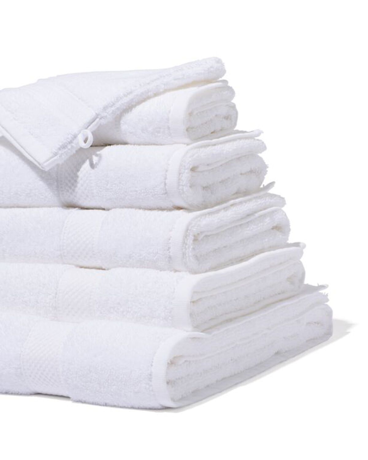 serviettes de bain qualité épaisse blanc - 200869 - HEMA