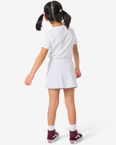 jupe de sport avec legging enfant blanc 110/116 - 36030271 - HEMA
