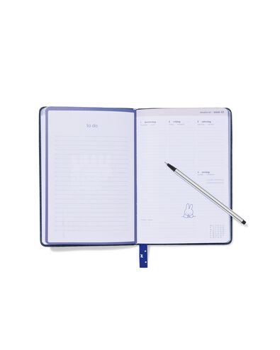 nijntje schoolagenda 2026-2027 15x21.6cm denim - 14904702 - HEMA